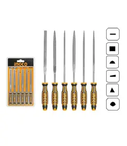 Set De 6 Limes Acier 140Mm