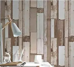 Papier Peint Bois Naturel Planche