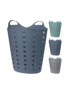Panier a linge souple à trous 60L