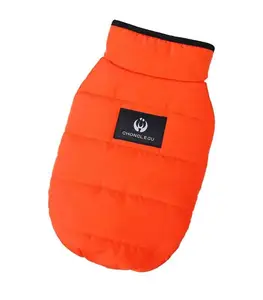 Gilet en coton orange s