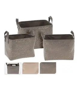 Panier Décoratif En Poudre – Lot De 3 Pièces