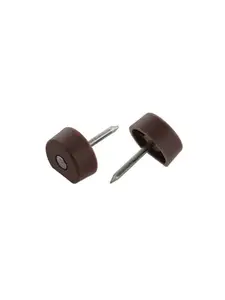 Taquets À Clou Suki En Plastique Brun – 40 Pièces