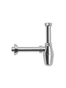 Siphon Bouteille Pour Lavabo Finition Métallisée