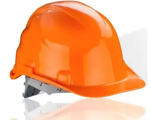 Casque de protection gardien orange