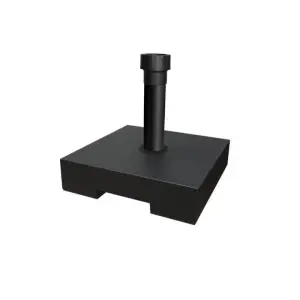 Pied De Parasol 30Kg Noir – 40X40Cm