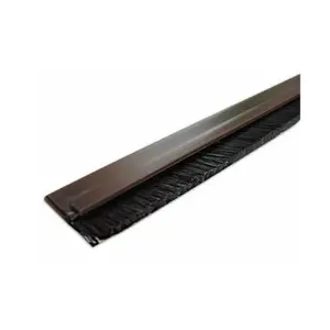Bas de porte en PVC rigide 1 M brun