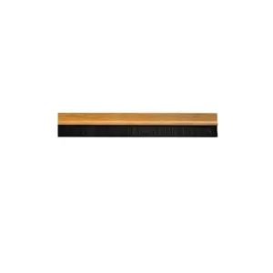 Bas de porte adhesif à brosse en design bois 1M