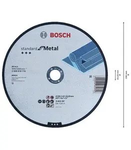 Disque abra troncon std metal 230×1.9mm BOSCH acc