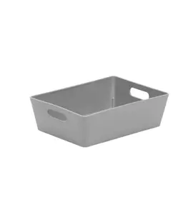 Panier De Rangement Rectangulaire Multiusage 3,01 Gris Froid
