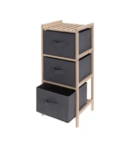 Étagère De Rangement Avec 3 Boites
