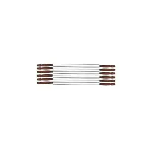 Set De 12 Brochettes Manche En Plastique