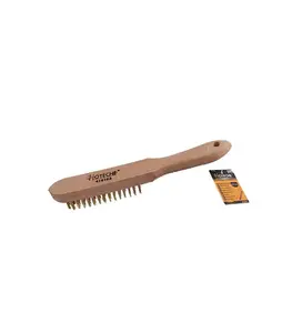 Brosse à main acier laiton 5 rangs