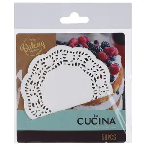 Bordure de gâteau en papier perforé 10cm 50 pieces
