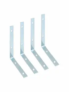 Équerre 508 100X100X15 Mm Acier Zingué 4 Pièces