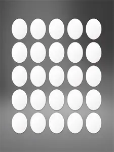 Couverture De Vis 13Mm Blanche 25 Pièces
