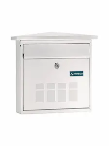 Boîte Aux Lettres Déco Noire 360X260X80 Mm