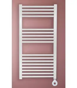 Sèche-serviettes électrique atlantic blanc 500w