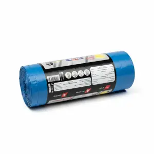 10 SACS POUBELLE BLEU 150L IGOR