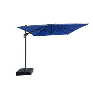 Parasol Deporte Inclinable 3X4M Incl Dalle Bleu