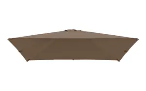 Toile De Remplacement Parasol 3X4M Poly Taupe