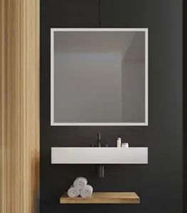 Miroir Belice Bisel Mat 80 X 80 Cm