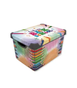 Boîte De Rangement Back To School Recycle 20L