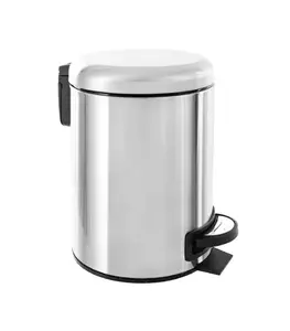 Poubelle À Pédale 3L Chromé