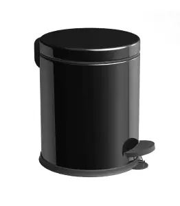 Poubelle À Pédale 3 L Noir