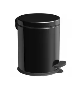 Poubelle À Pédale 12L Noir