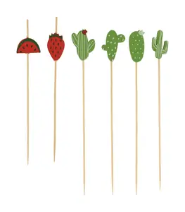 Set de 20 bâtonnets à cocktail