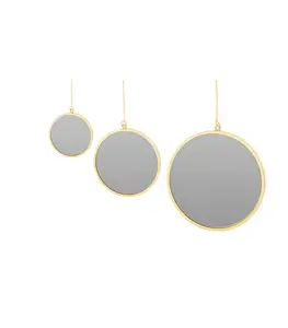 Miroir Avec Chaîne En Métal Lot De 3