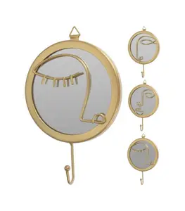Miroir Avec Crochet Abstrait 16Cm