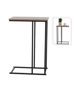 Table D’Appoint En Métal Avec Plateau En Mdf