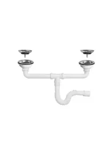 Tube Flexible Extensible Bi‑Voies Pour Double Drain