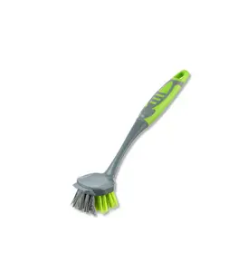 Brosse à vaisselle ronde à poignée douce