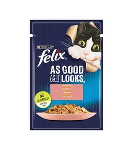 Pochon Félix pour chat au saumon 85 g