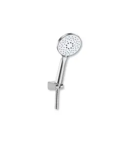 Douchette À Main 11Cm En Acier Inoxydable 3 Fonctions Chromé