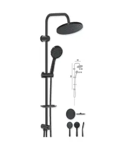 Colonne de douche noir