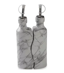 Huilier en porcelaine effet marbre