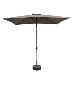 Parasol De Jardin 3X2M Structure Marron Choco