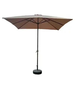 Es Parasol De Jardin 3X3M Structur Taupe Fonce