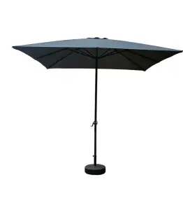 Parasol de jardin 3X3M Structure gris foncé