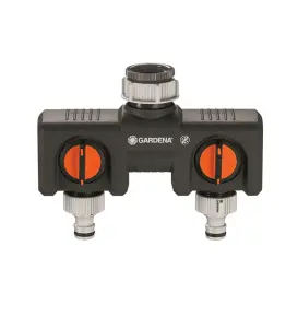 Sélecteur 2 Circuits Gardena Robinet 26,5 Mm/21 Mm