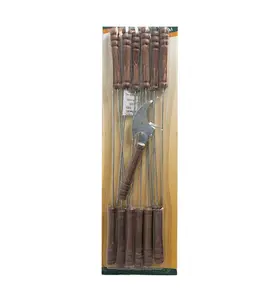 Brochettes de barbecue- set de 12 pièces