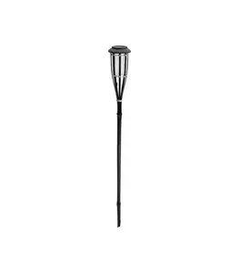 Lampe De Jardin Solaire 65X20X9Cm Noir