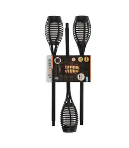 Lampe De Jardin Solaire Flamme H48 Cm Led