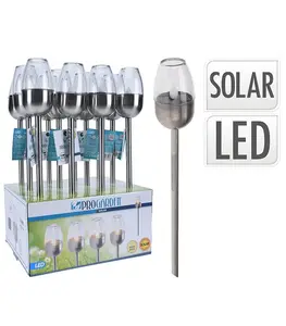 Lampe De Jardin Solaire H39Cm Led