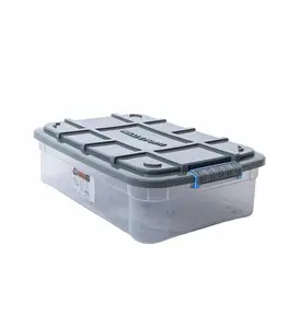Boîte De Rangement Solid Cargo 20L 58X38,5X15Cm Gris/Transparent