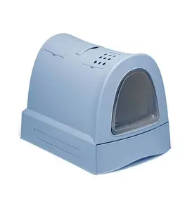 Maison De Toilette Pour Chat Gris