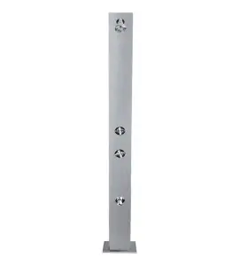 Douche de jardin en acier inoxydable